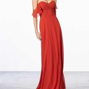 NWT Mori Lee Madeline Gardner Eggplant Sweetheart Gown